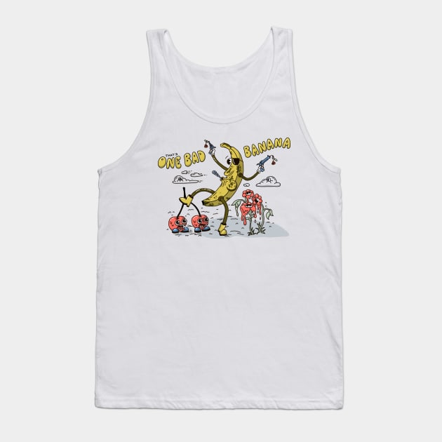 One Bad Banana Tank Top by Brian_John_Park